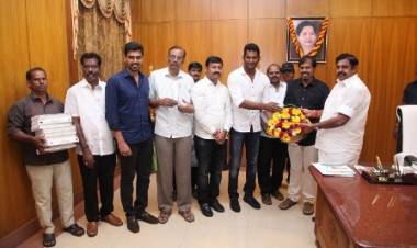 Tamil Film Producer Council thanks Honourable Tamil Nadu CM for Ilaiyaraaja 75 