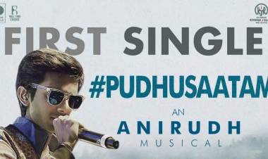 Get ready for a glimpse of Anirudh's "Pudhusaatam" from Thumbaa!
