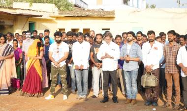 இந்தியன்2  படப்பிடிப்பில் ஏற்பட்ட விபத்தில் உயிரிழந்தவர்களுக்காக மௌன அஞ்சலி செலுத்திய மயாத்திரை படக்குழு !