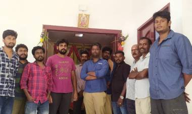 Actor Vishal in Chakra movie dubbing works start with Pooja today