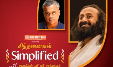 Director Gautam Menon in conversation with Shri Shri Ravishankar on this week’s Sinthanaigal Simplified