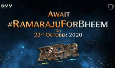 Team #RRR resumed their shoot and here’s a glimpse into the making