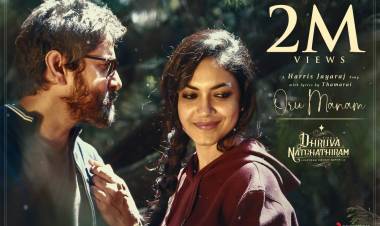 The magical melody #OruManam reaches 2 MILLION views   #DhruvaNatchathiram