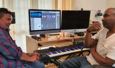 Karthik Raja is music for Rockford Entertainment’s “Pisasu 2” star Andrea Jeremiah under the direction of Director Mysskin