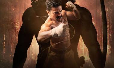 Mega Power Star @AlwaysRamCharan lends voice for #KomaramBheem Teaser which will be out today at 11 AM 