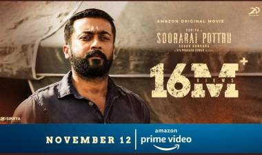 And it keeps getting bigger! 16 million views and counting!!!  #SooraraiPottruOnPrime