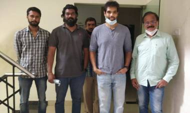 #Kabadadaari dubbing got completed today with @Sibi_Sathyaraj .