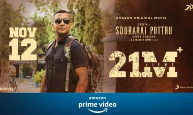 We are 21 million strong now!!! #SooraraiPottruOnPrime premieres Nov 12, @PrimeVideoIN