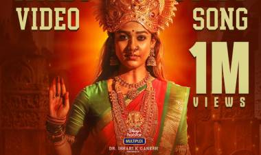 First Single “AadiKuththu” 1million views and Trending on @YouTube  Nayanthara & RJ Balaji 's MookuthiAmman 