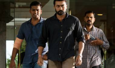 SURIYA HONOURS HIS FANS WITH A SPECIAL POSTER OF AMAZON ORIGINAL MOVIE SOORARAI POTTRU TO GEAR UP FOR THE TAKE OFF OF A LIFETIME