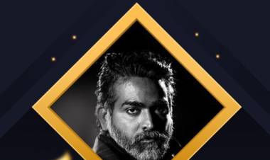 MakkalSelvan @VijaySethuOffl releasing the Title  & First look of #GoldenStarProductions