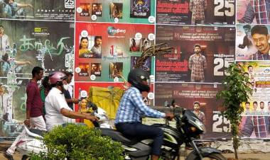 #KavalThuraiUngalNanban 25th Day posters all across the city