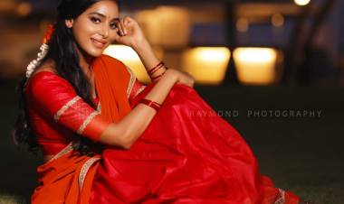 Beauty in Red.. Actress #AradhyaAnn Latest Clicks.. 