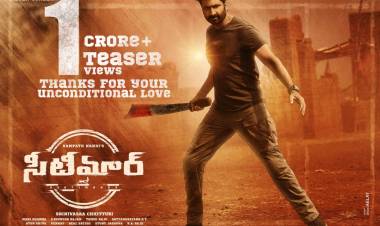 Exceptional  1 Crore Views for #SeetimaarrTeaser
