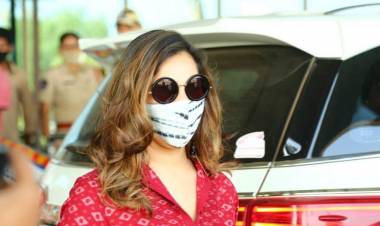 @upasanakonidela lands in Rajahmundry, spotted at airport