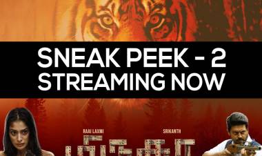 Here's a promise from #Mirugaa. 100% entertainment and minute-to-minute thriller guarantee.