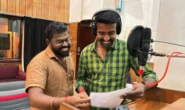 @sooriofficial has started dubbing for his portions in #Velan.