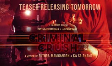 #CriminalCrush teaser releasing tomorrow! Full music album to be launched on this Friday in @IPL @StarSportsTamil!