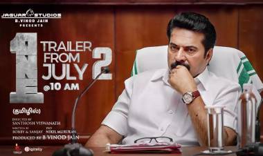 #Megastar Mammootty’s Phenomenal hit #One (Tamil) Trailer From July 2 at 10AM