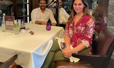 #RamCharan & #Upasana redefine working couple goals with their impromptu lunch date