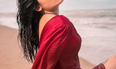 Actress #SaiPriyankaRuth sets the temperature high with her recent photoshoot stills on a beach..