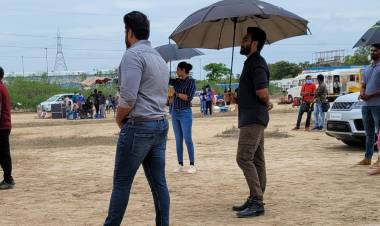 Actor @Aravoffl latest working still from his upcoming movie's shooting spot.. 