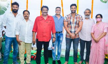 Rajamouli Claps For Muhurtham Shot Of Bellamkonda Sai Sreenivas, VV Vinayak, Pen Studios Film
