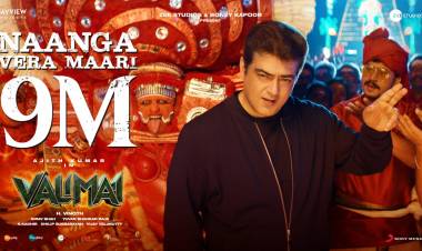 1 TRENDING 1 MILLION LIKES 9 MILLION REAL-TIME VIEWS  #NaangaVeraMaari from #Valimai 