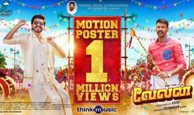 #Velan motion poster hits 1 M+ Views..  