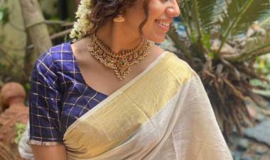 Actress #MeenakshiGovindarajan has shared some amazing photos of Onam festival today!!