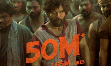 The WILDEST SONG OF THE YEAR is truly taking us on a wild ride!  50M+ Views with 1.65M+ Likes for #PushpaFirstSingle 