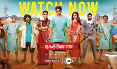 #Dikkiloona game has begun Santhanam's triple action comedy saravedi is out now on @ZEE5Tamil 