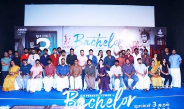 AXESS FILM FACTORY G. DILLI BABU PRESENTS  SATHISH SELVAKUMAR DIRECTORIAL  GV PRAKASH KUMAR-DIVYABHARATHI STARRER “BACHELOR” PRE-RELEASE EVENT 