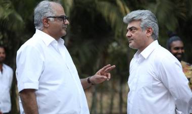 “வலிமை” திரைப்படம் அஜித்தின் இந்திய அளவிலான, பிரமாண்ட வெளியீடுகளின் துவக்கமாக இருக்கும் - தயாரிப்பாளர் போனிகபூர் !