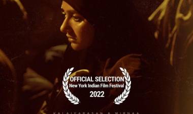 BURQA - starring Kalaiarasan and Mirnaa, directed by Sarjun KM of Airaa, Maa and Blood Money fame, produced by SKLS Galaxy Mall Productions and Madras Stories has been nominated in three categories at the prestigious New York Indian Film Festival (NYIFF).