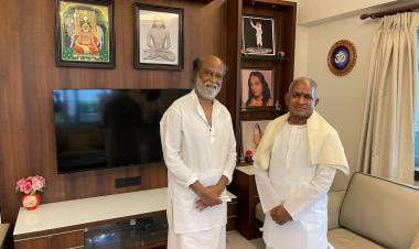 இசைஞானி இளையராஜா ரிகர்சலுக்கு வந்த சூப்பர்ஸ்டார் ரஜினிகாந்த் கைதட்டி பாடல்களை ரசித்தார்