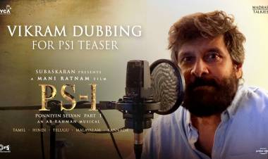 National Award Winner Vikram dubs for the magnum opus PS-1 teaser in all 5 languages
