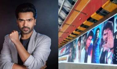 Silambarasan’s 1000 ft banner for 'Maha' removed from Madurai