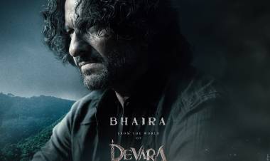 Man of Masses NTR Jr unveils Saif Ali Khan’s character ‘Bhaira’ from the highly anticipated ‘Devara’