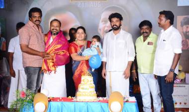 நடிகர் மற்றும் தயாரிப்பாளர் துரை சுதாகரின் மகள் நிலாவின் பிறந்தநாள் விழா! - திரை பிரபலங்கள் நேரில் வாழ்த்து