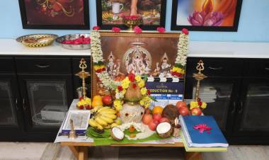 Olympia Movies S. Ambeth Kumar presents Filmmaker Hemanathan R’s directorial RJ Vijay-Anjali Nair starrer “PRODUCTION NO:8” shooting starts with a Pooja ceremony