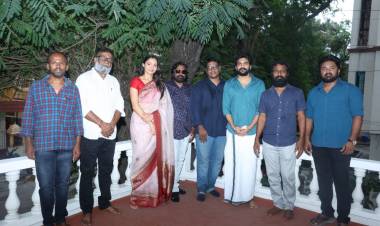 Director Vetrimaaran's Grassroot Film Company's next venture 'Mask' starring Kavin- Andrea Jeremiah launched with pooja