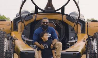 கல்கி 2898 கிபி'  பட புஜ்ஜி வாகனத்தை ஓட்டிய, காந்தாரா புகழ் ரிஷப்ஷெட்டி    கல்கியும் காந்தாராவும் ஒன்றிணைந்த தருணம் !!