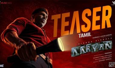 விஷ்ணு விஷால் நடிப்பில் டார்க் இன்வெஸ்டிகேடிவ் திரில்லர் – “ஆர்யன்” டீசர் வெளியானது!