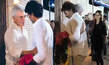 Ajith’s mom cremated; CM Vijay and industry pay tearful tributes