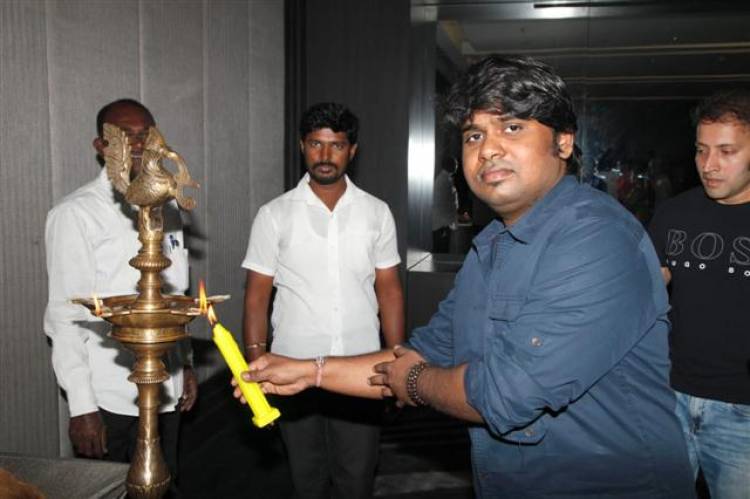 Atharvaa Murali and Director Kannan new film “Production No.3” Pooja Stills