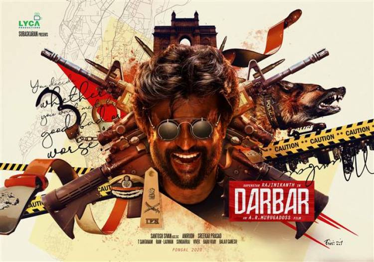 Rajinikanth's "DARBAR" First Look Posters