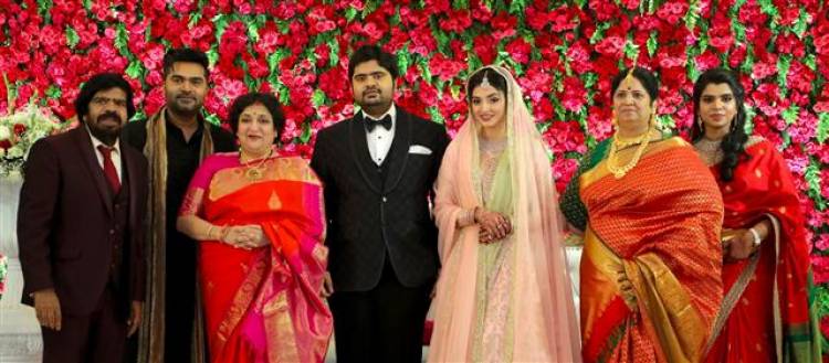 T.R.Kuralarasan - Nabeelah R Ahmed Wedding Reception Stills