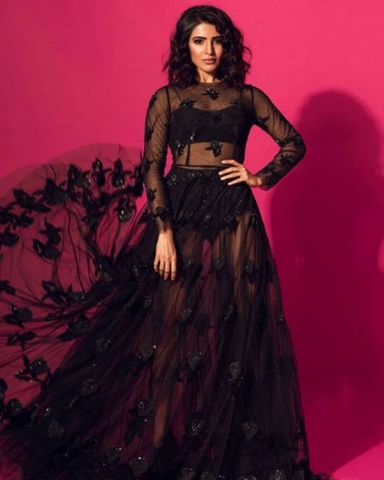 Samantha Akkineni raises temperature in black sheer gown Take a look