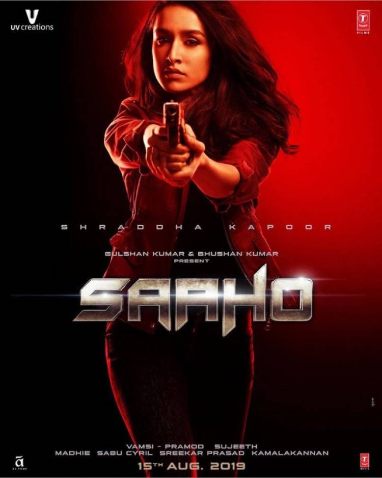 Shraddha Kapoor First Look Poster from SAAHO